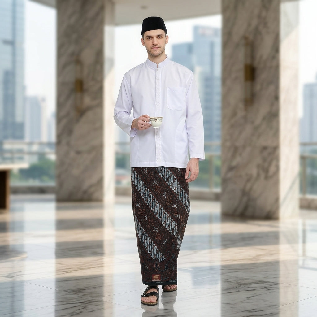 Sarung ATLAS Idaman 555 Batik Motif BHS A5 PBD 024