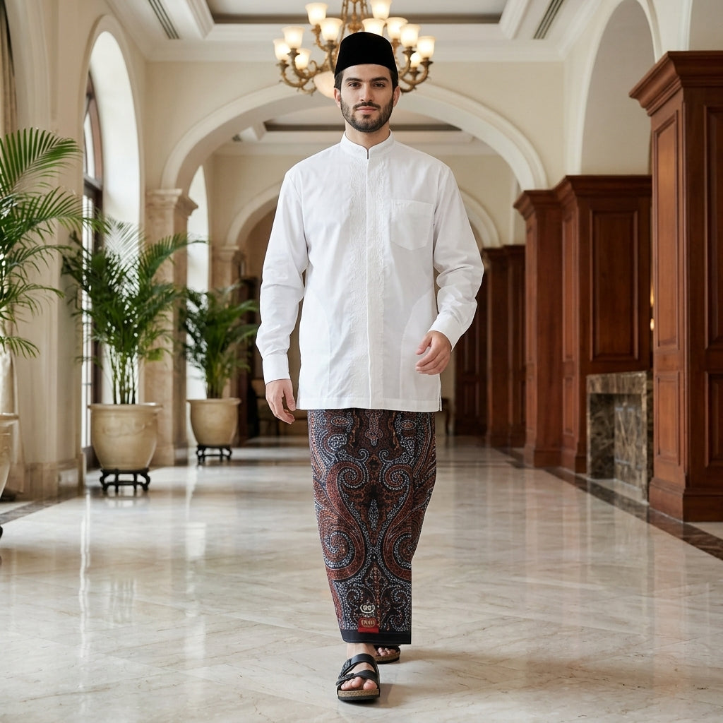 Sarung BHS Infinity Gold Motif V34 CBG SJ 011