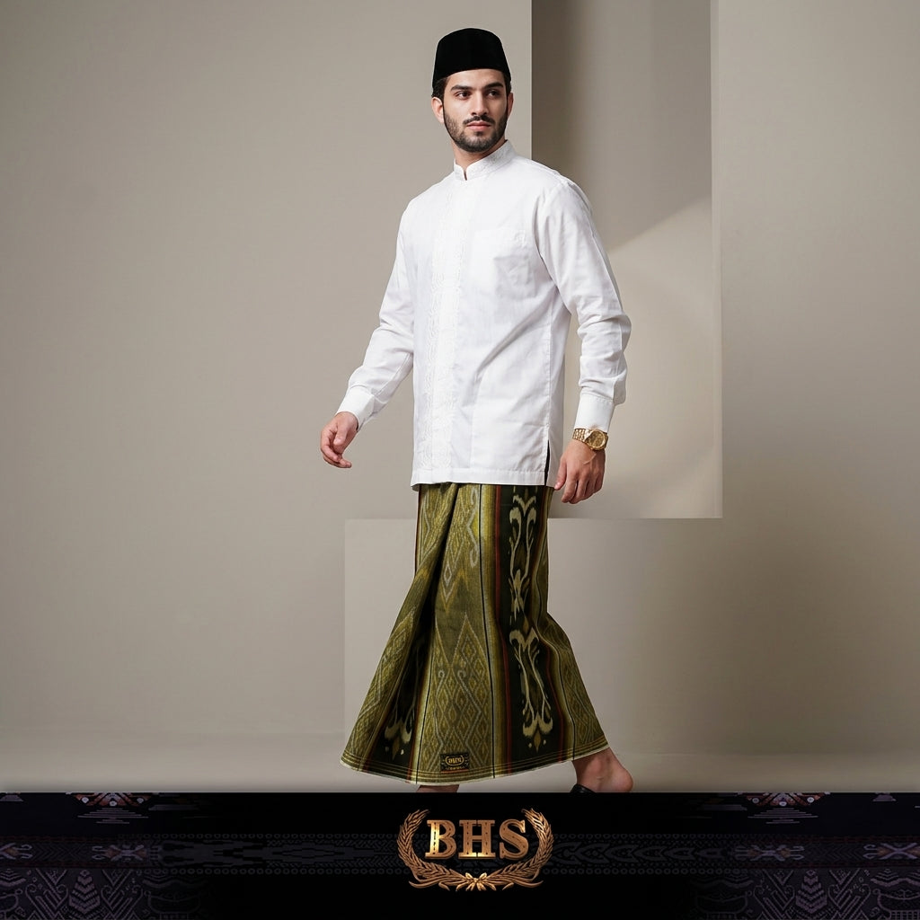 Sarung BHS Innovaire Gold Motif F34 JKA Hitam Kuning 02