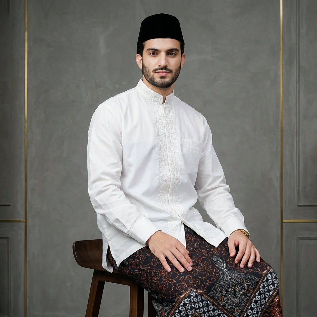 Sarung BHS Infinity Silver Motif V34 CBD SJ 001