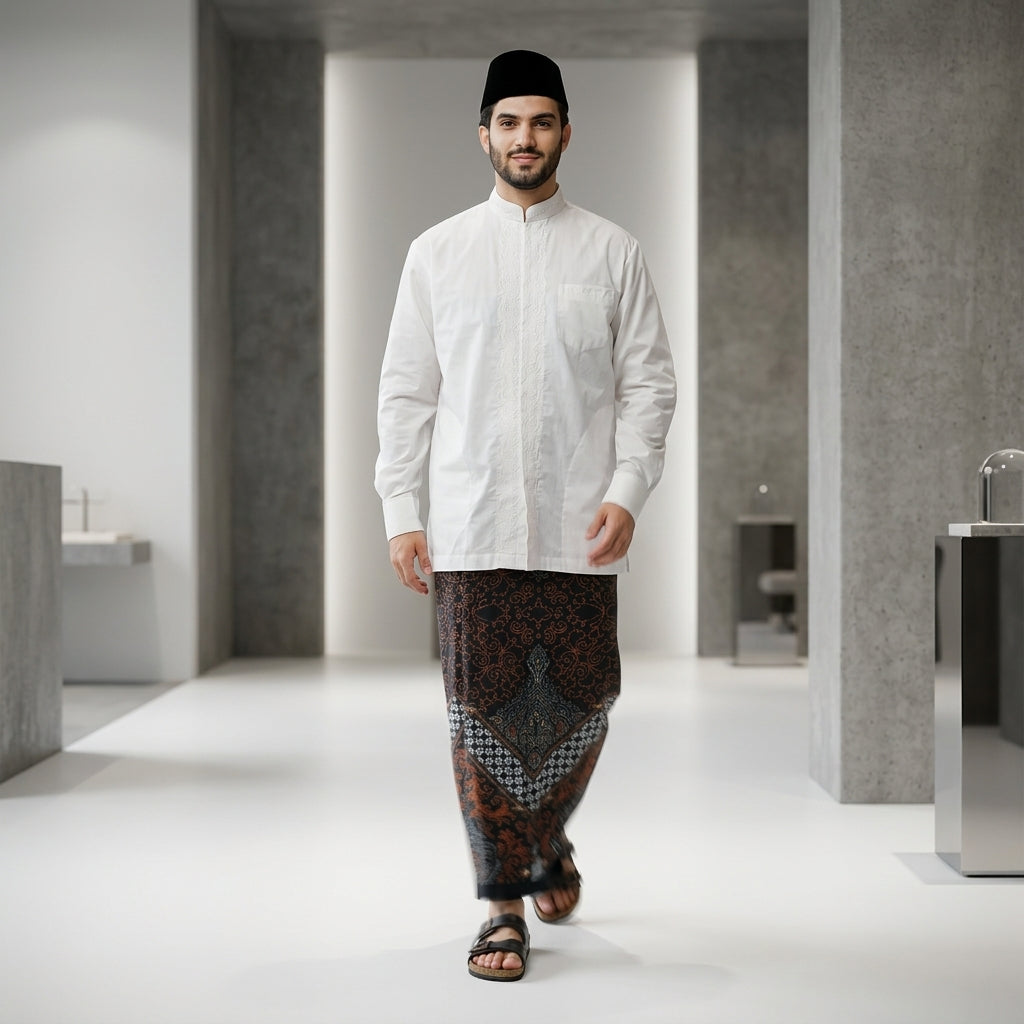 Sarung BHS Infinity Silver Motif V34 CBD SJ 001