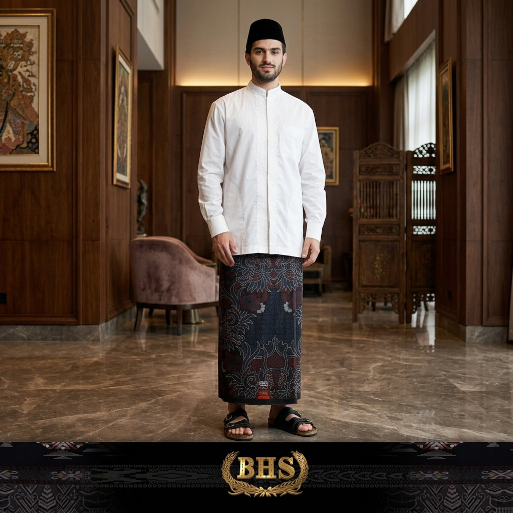 Sarung BHS Infinity Gold Motif V34 CBE SJ 013