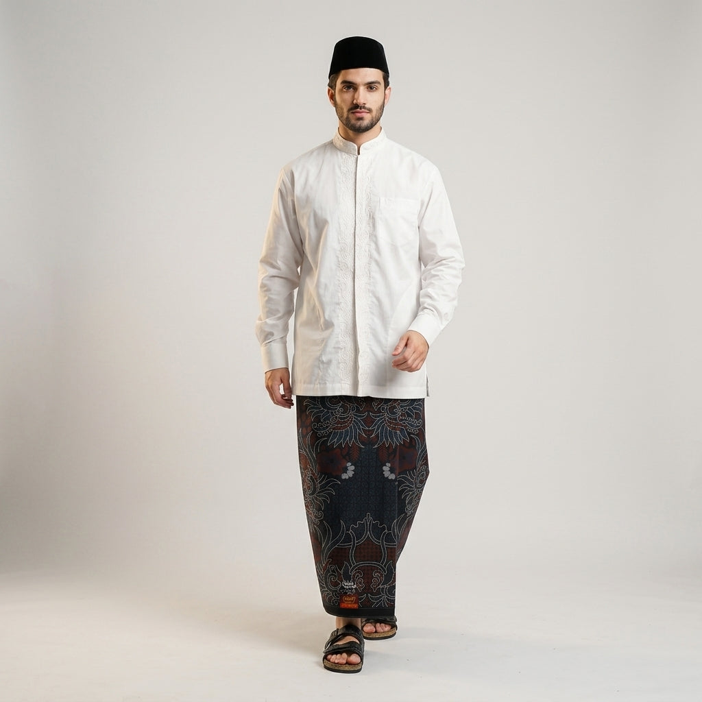 Sarung BHS Infinity Gold Motif V34 CBE SJ 013