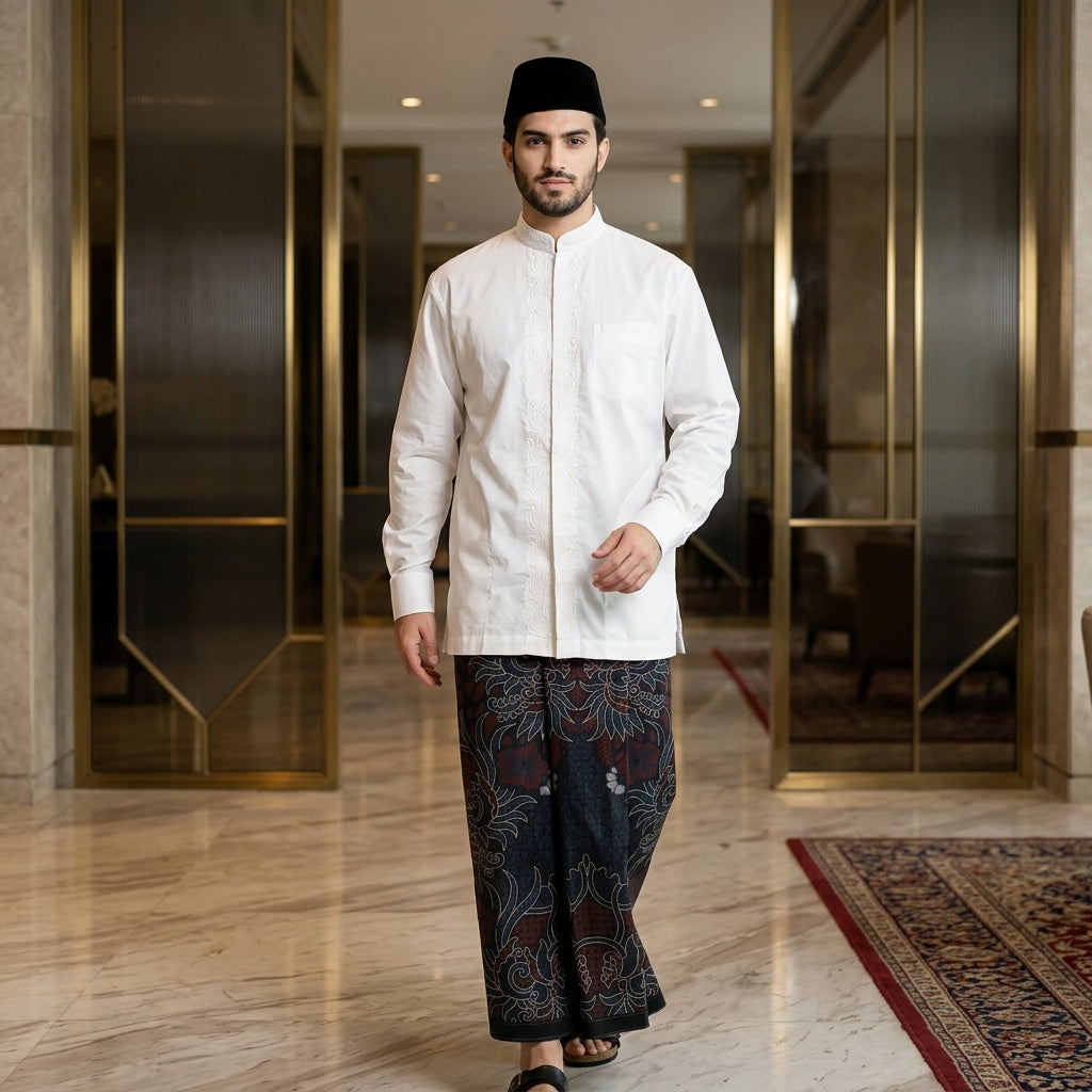 Sarung BHS Infinity Gold Motif V34 CBE SJ 013