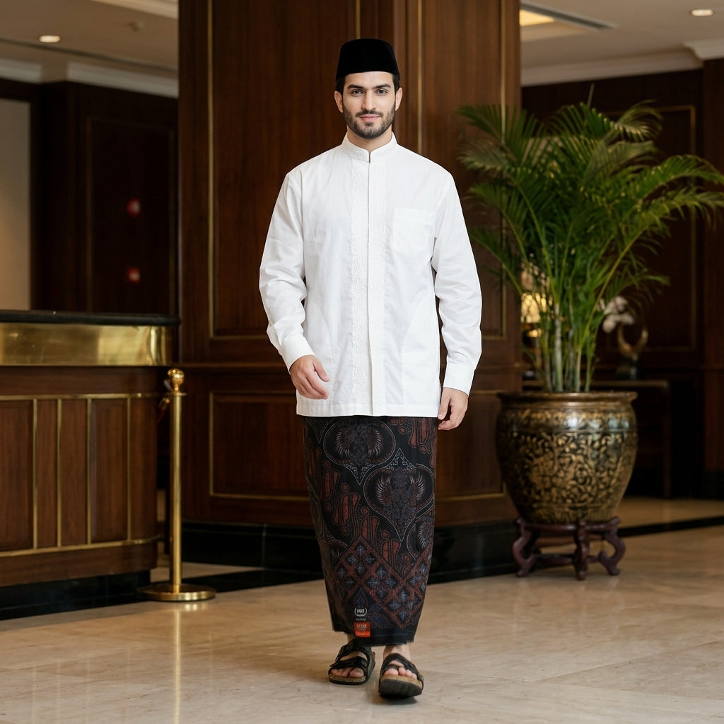 Sarung BHS Infinity Gold Motif V34 CBE SJ 014