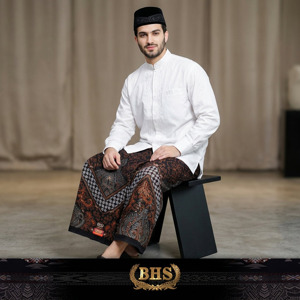 Sarung BHS Infinity Gold Motif V34 CBD SJ 003