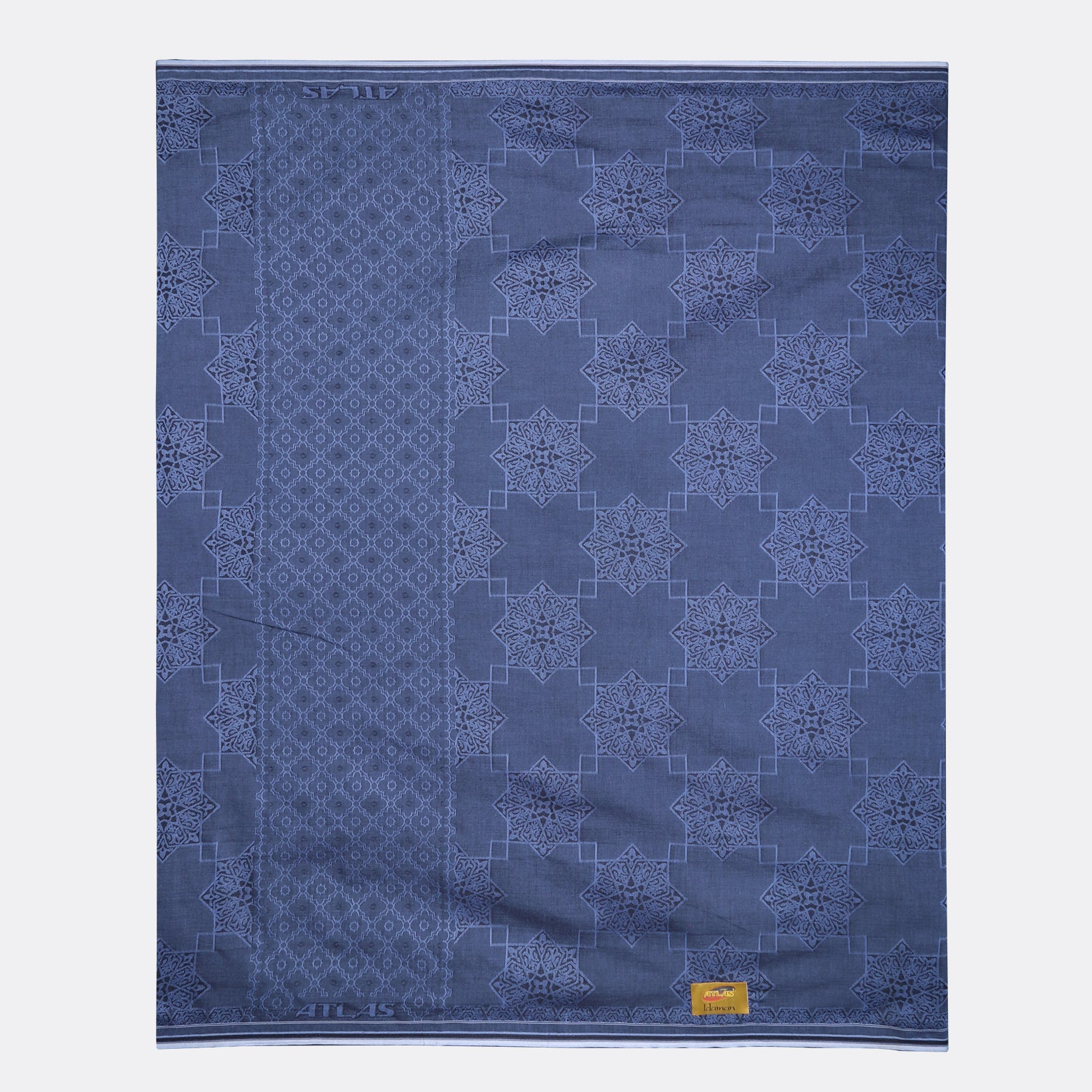 Sarung ATLAS Idaman Jacquard Classic Biru 01