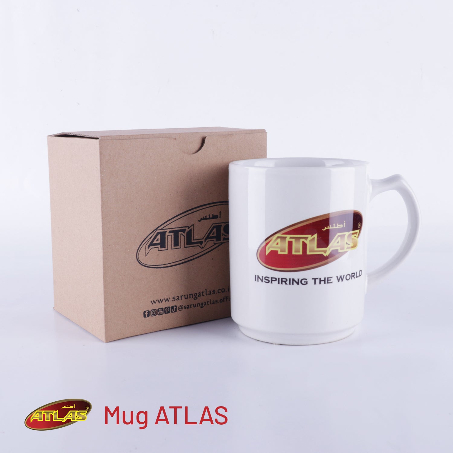 Mug Gelas Merchandise Official Sarung ATLAS
